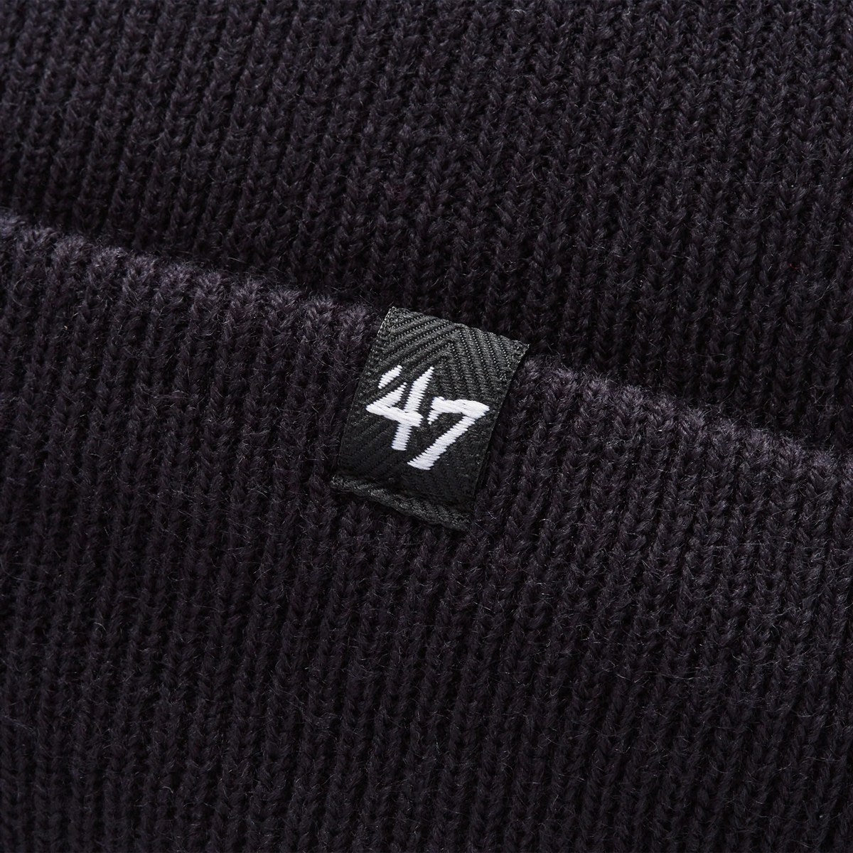 ’47 BRAND Los Angeles Dodgers - CUFF KNIT Script BLACK 【14858321 47A B-SCPKN12ACE-BK】