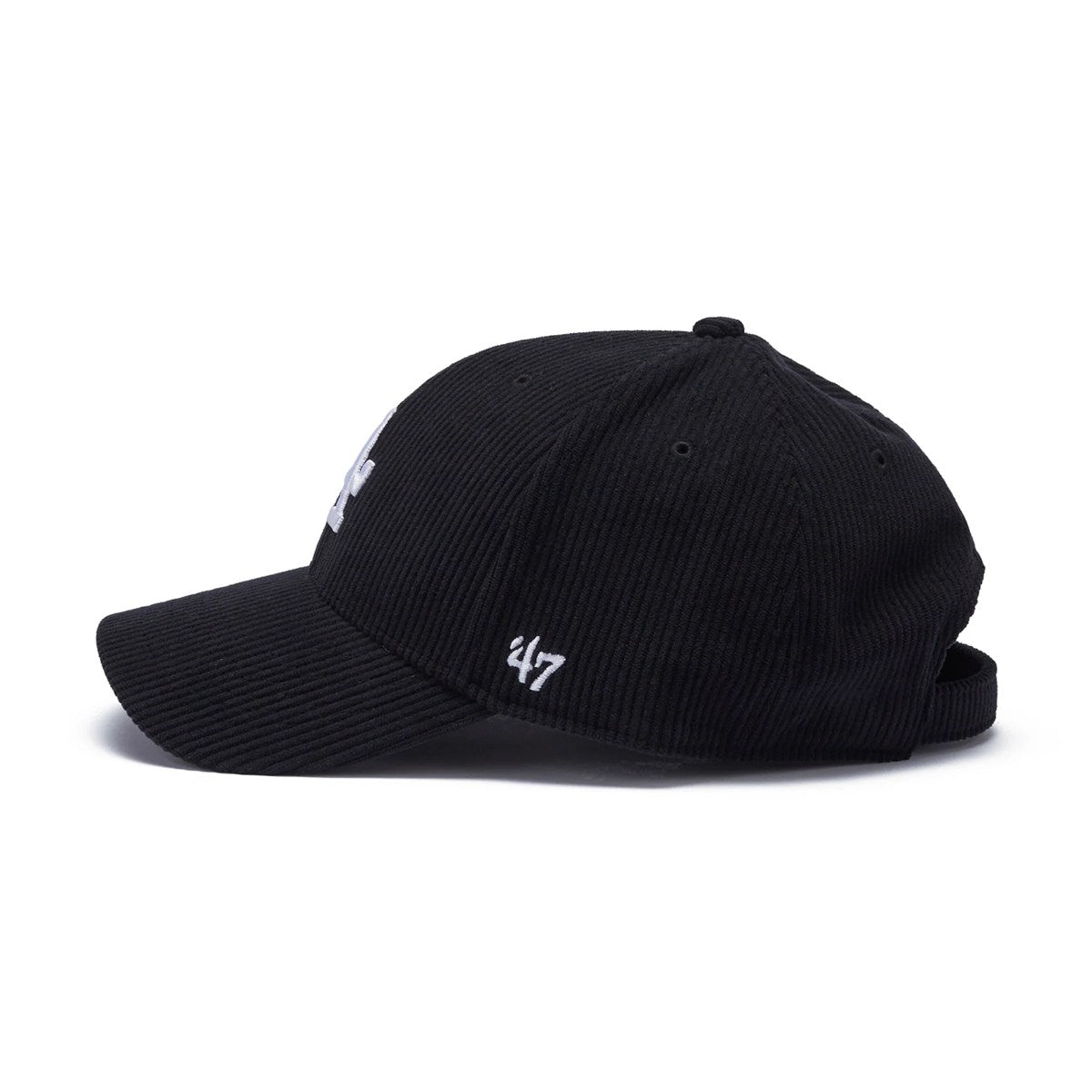 ’47 BRAND Los Angeles Dodgers - MVP Thick Cord BLACK【14858324 47A B-THCKM12EWS-BK】