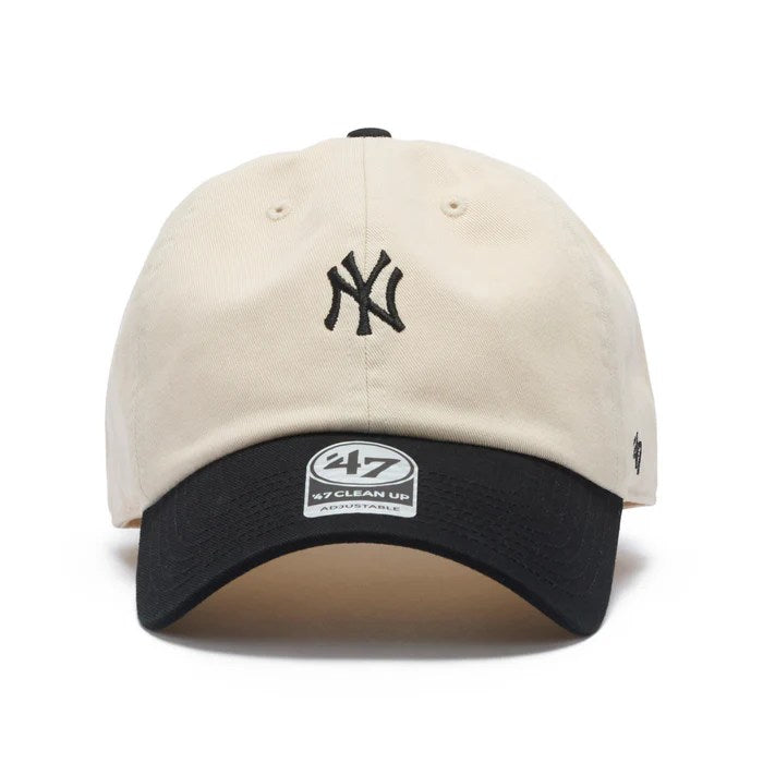 ’47 BRAND New York Yankees - BASE RUNNER TWO TONE NATURAL/BLACK 【14858330 47A B-BSRTT17GWS-NTH】