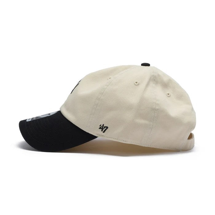 ’47 BRAND New York Yankees - BASE RUNNER TWO TONE NATURAL/BLACK 【14858330 47A B-BSRTT17GWS-NTH】