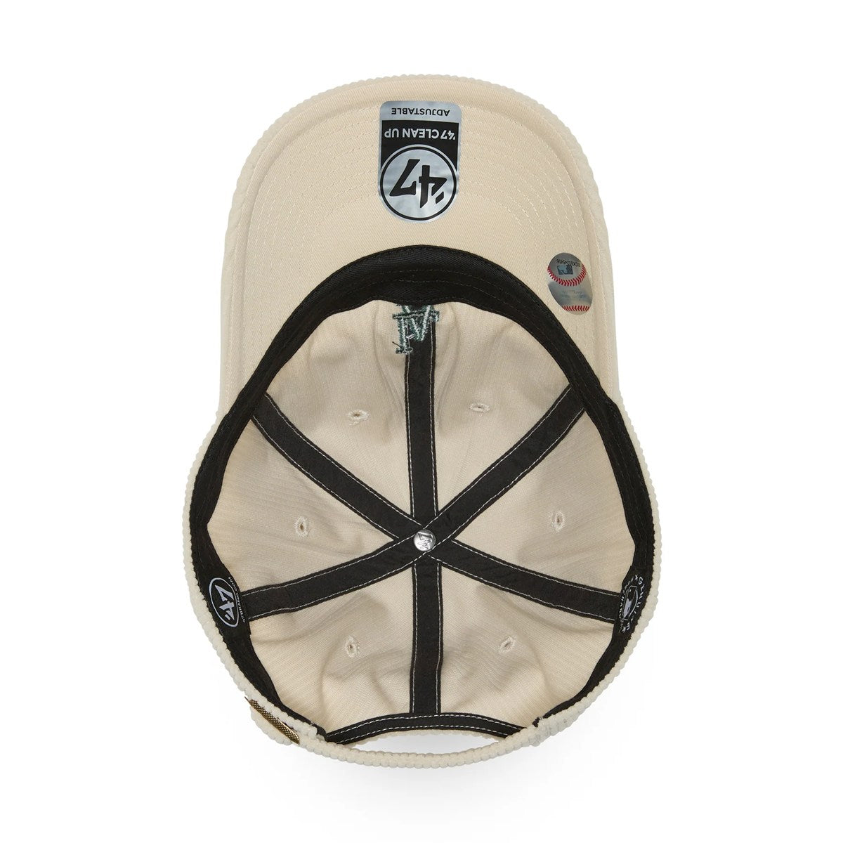 ’47 BRAND Los Angeles Dodgers - CLEAN UP CODE BASE RUNNNER 【14858334 47A B-THCBR12EWS-NT】
