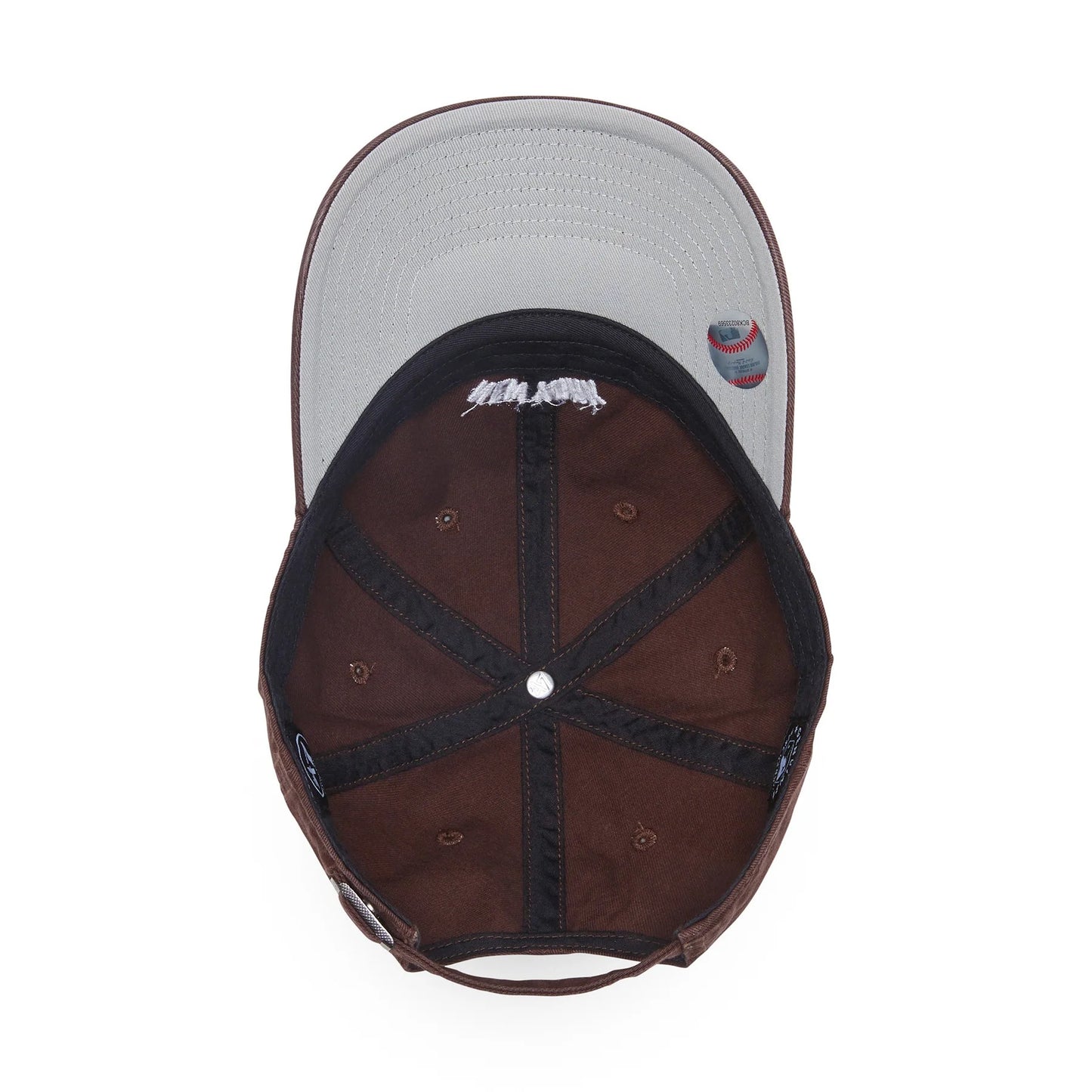 ’47 BRAND New York Yankees - CLEAN UP Base Runner Script BROWN 【14858356 47A B-BSRNS17GWS-BW】