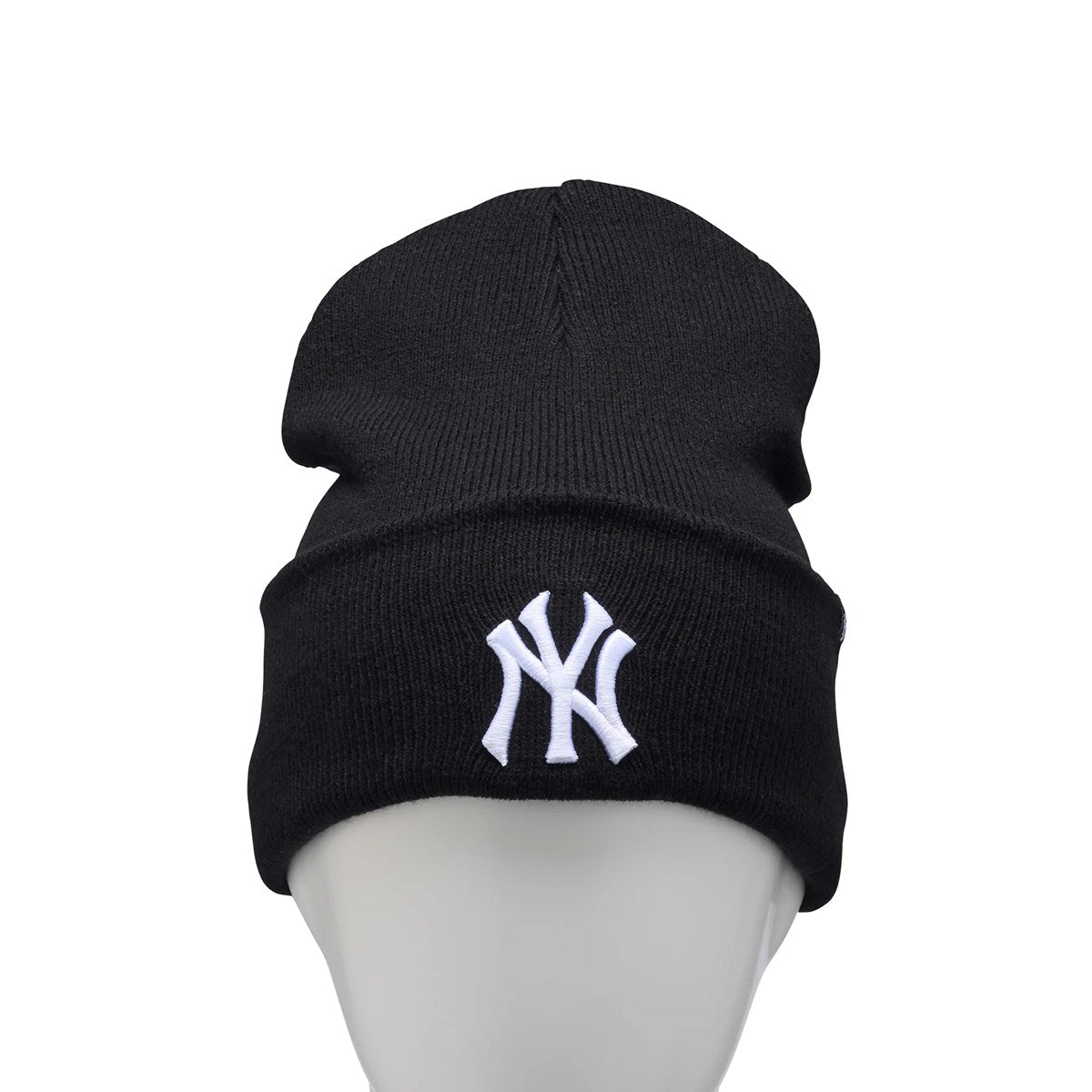 ’47 BRAND New York Yankees - CUFF KNIT Haymaker BLACK【14858361 47A B-HYMKR17ACE-BKA】
