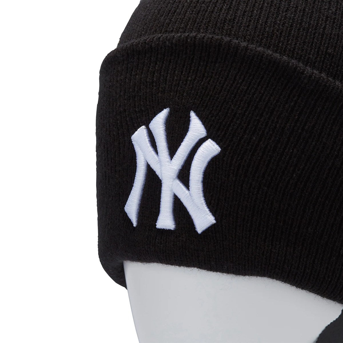 ’47 BRAND New York Yankees - CUFF KNIT Haymaker BLACK【14858361 47A B-HYMKR17ACE-BKA】