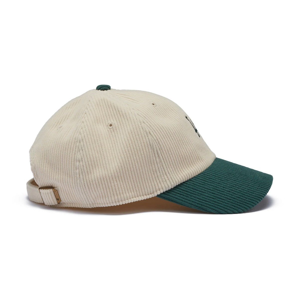 ’47 BRAND Los Angeles Dodgers - CLEAN UP CODE TWO TONE BASE RUNNNER NATURAL/GREEN【14858367 47A B-TCBRT12EWS-NTA】