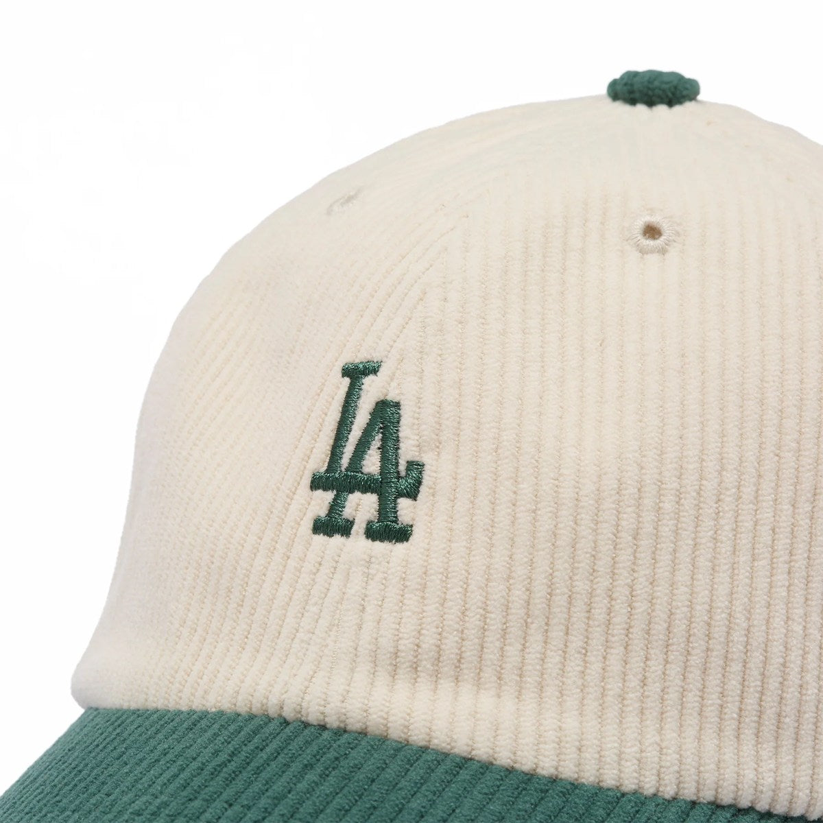 ’47 BRAND Los Angeles Dodgers - CLEAN UP CODE TWO TONE BASE RUNNNER NATURAL/GREEN【14858367 47A B-TCBRT12EWS-NTA】