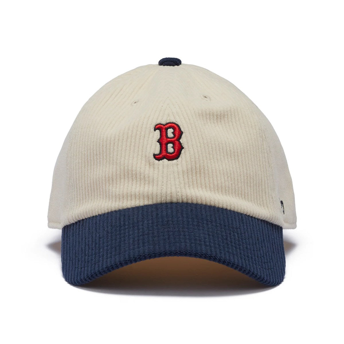 ’47 BRAND Boston Red Sox - CLEAN UP CODE TWO TONE BASE RUNNNER NATURAL/NAVY 【14858368 47A B-TCBRT02EWS-NT】