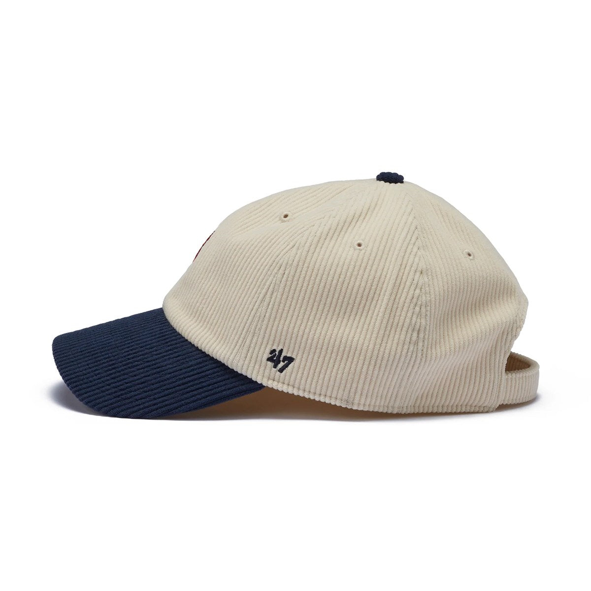 ’47 BRAND Boston Red Sox - CLEAN UP CODE TWO TONE BASE RUNNNER NATURAL/NAVY 【14858368 47A B-TCBRT02EWS-NT】