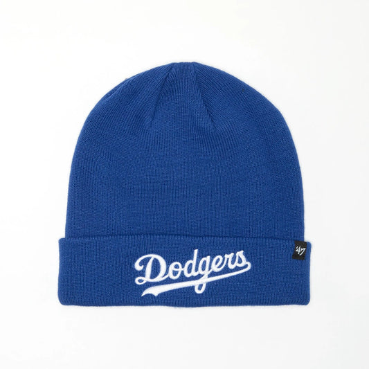 ’47 BRAND Los Angeles Dodgers - CUFF KNIT Script ROYAL 【14858430 47A B-SCPKN12ACE-RY】