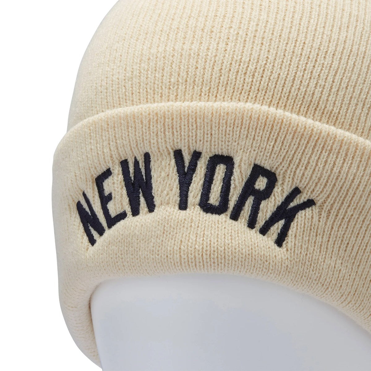 ’47 BRAND New York Yankees - CUFF KNIT Script NATURAL【14858431 47A B-SCPKN17ACE-NT】