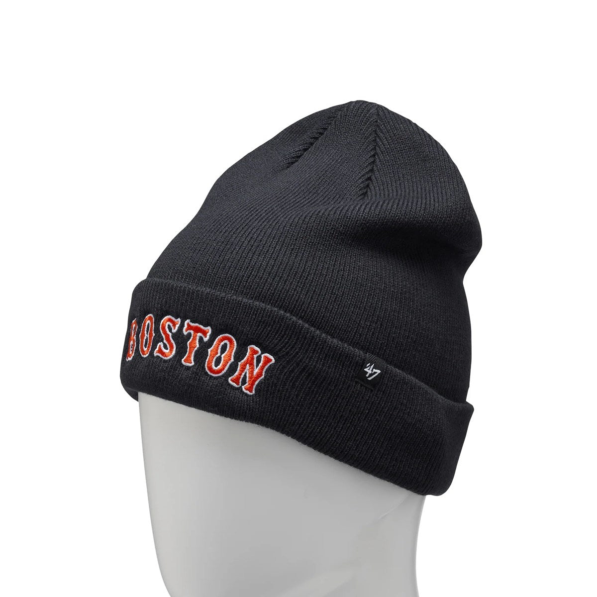 ’47 BRAND Boston Red Sox - CUFF KNIT Script BLACK 【14858432 47A B-SCPKN02ACE-NY】