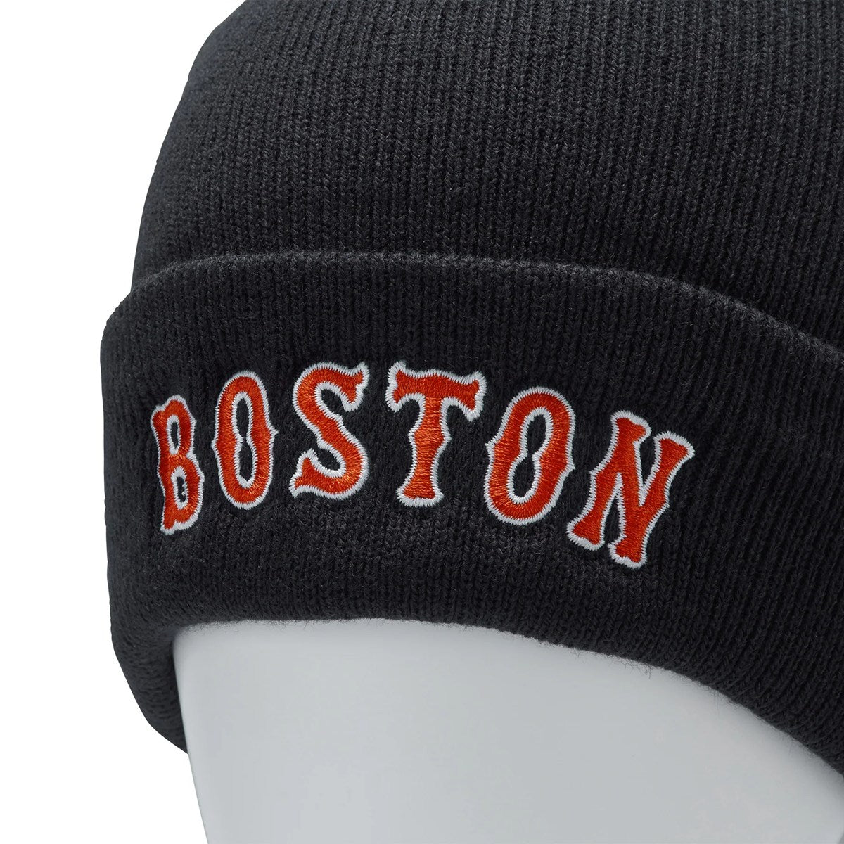 ’47 BRAND Boston Red Sox - CUFF KNIT Script BLACK 【14858432 47A B-SCPKN02ACE-NY】