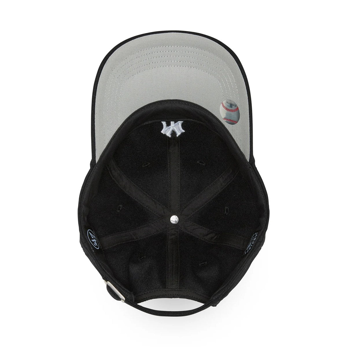 ’47 BRAND New York Yankees - CLEAN UP Premium Base Runner BLACK 【14858434 47A B-PBRCU17WIS-BK】