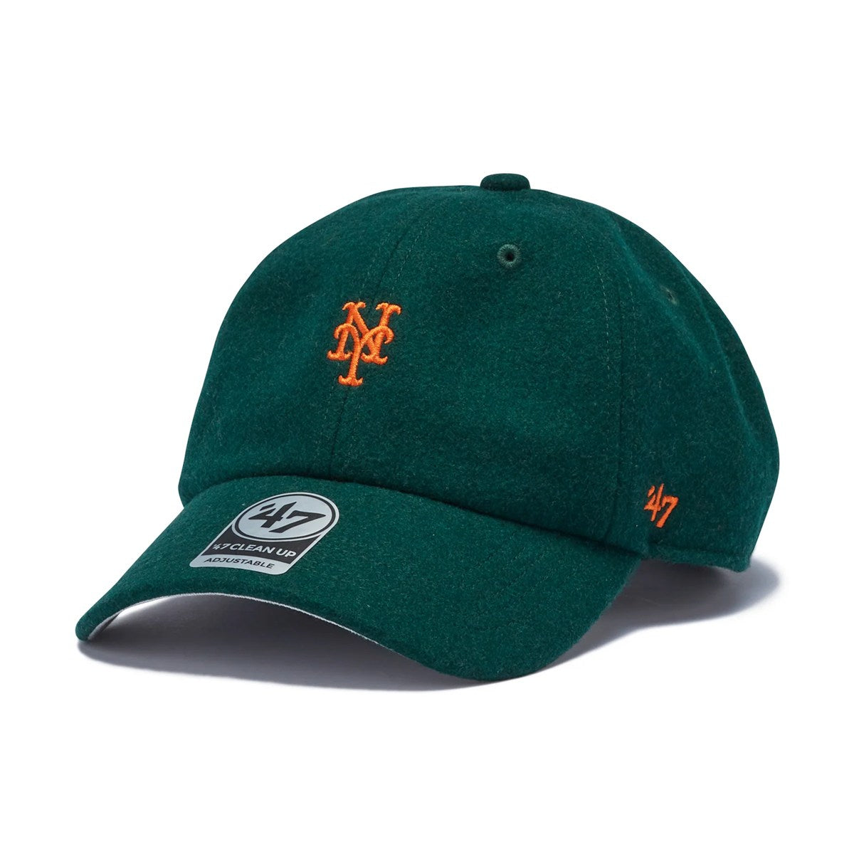 ’47 BRAND New York Mets - CLEAN UP Premium Base Runner DARK GREEN 【14858435 47A B-PBRCU16WIS-DG】