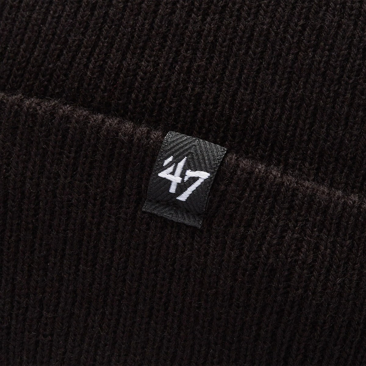’47 BRAND New York Mets - CUFF KNIT Script BLACK 【14858436 47A B-SCPKN16ACE-BK】