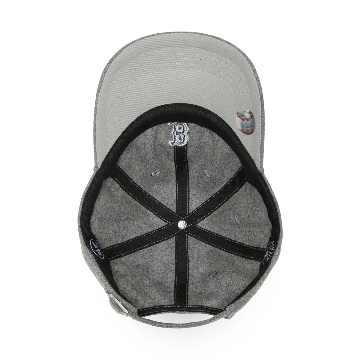 ’47 BRAND Boston Red Sox - CLEAN UP Premium Base Runner GRAY【14858441 47A B-PBRCU02WIS-GY】