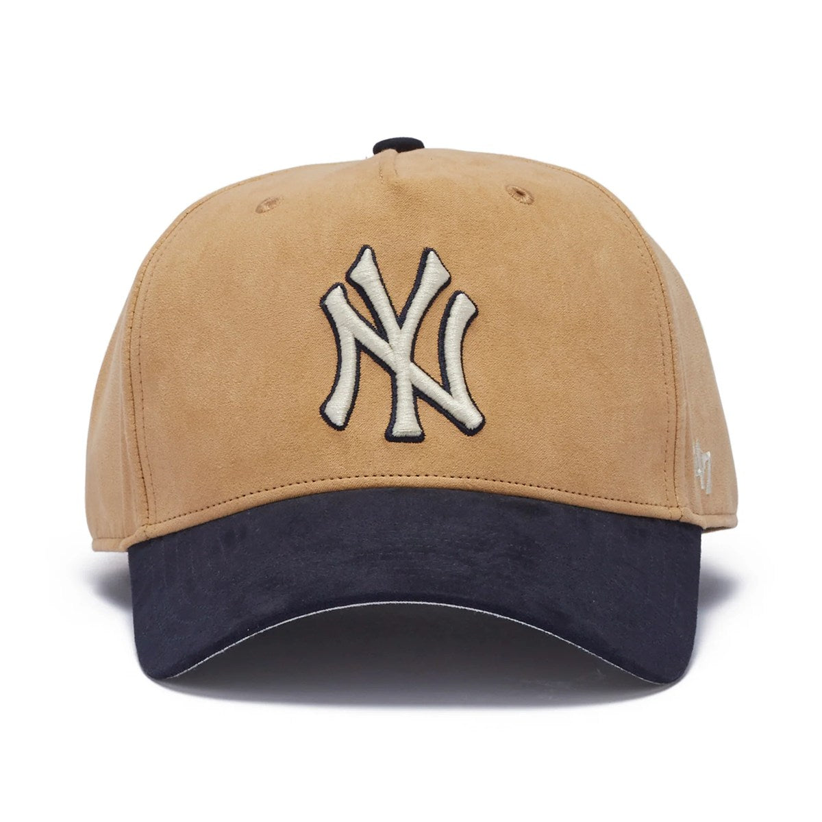 ’47 BRAND New York Yankees - MVP DT Ultrasuede KHAKI/NAVY 【14858469 47A B-USMDT17USS-KH】