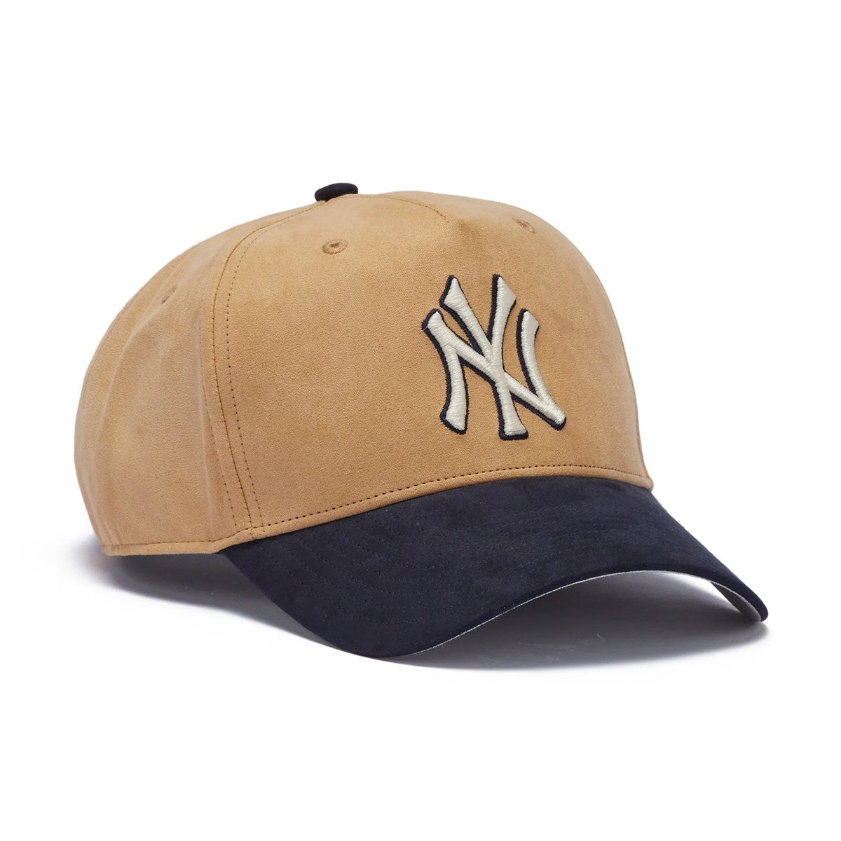 ’47 BRAND New York Yankees - MVP DT Ultrasuede KHAKI/NAVY 【14858469 47A B-USMDT17USS-KH】