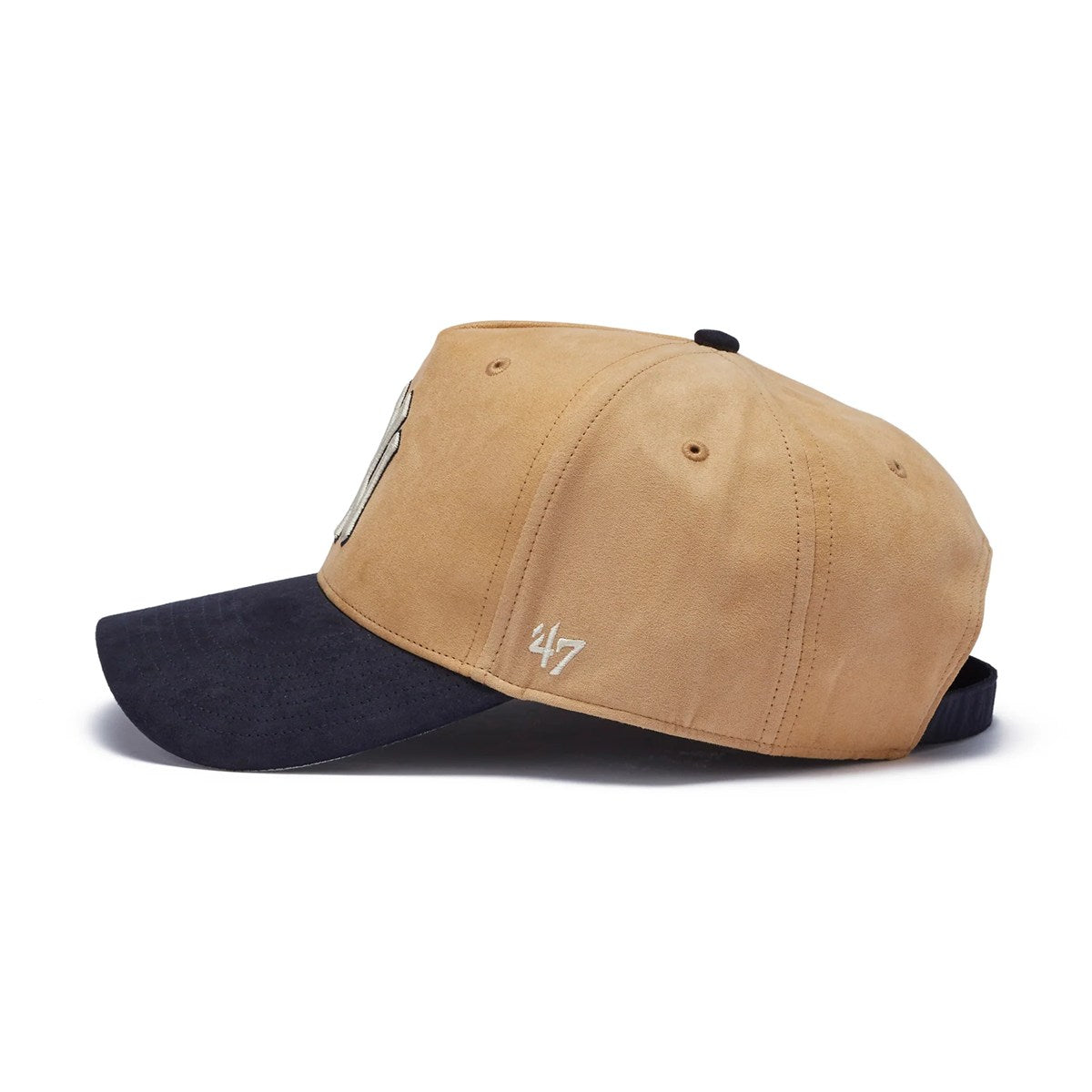 ’47 BRAND New York Yankees - MVP DT Ultrasuede KHAKI/NAVY 【14858469 47A B-USMDT17USS-KH】