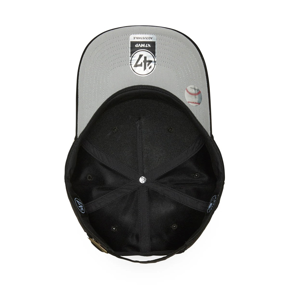 ’47 BRAND New York Yankees - MVP Ultrasuede DT BLACK【14858472 47A B-USMDT17USS-BK】