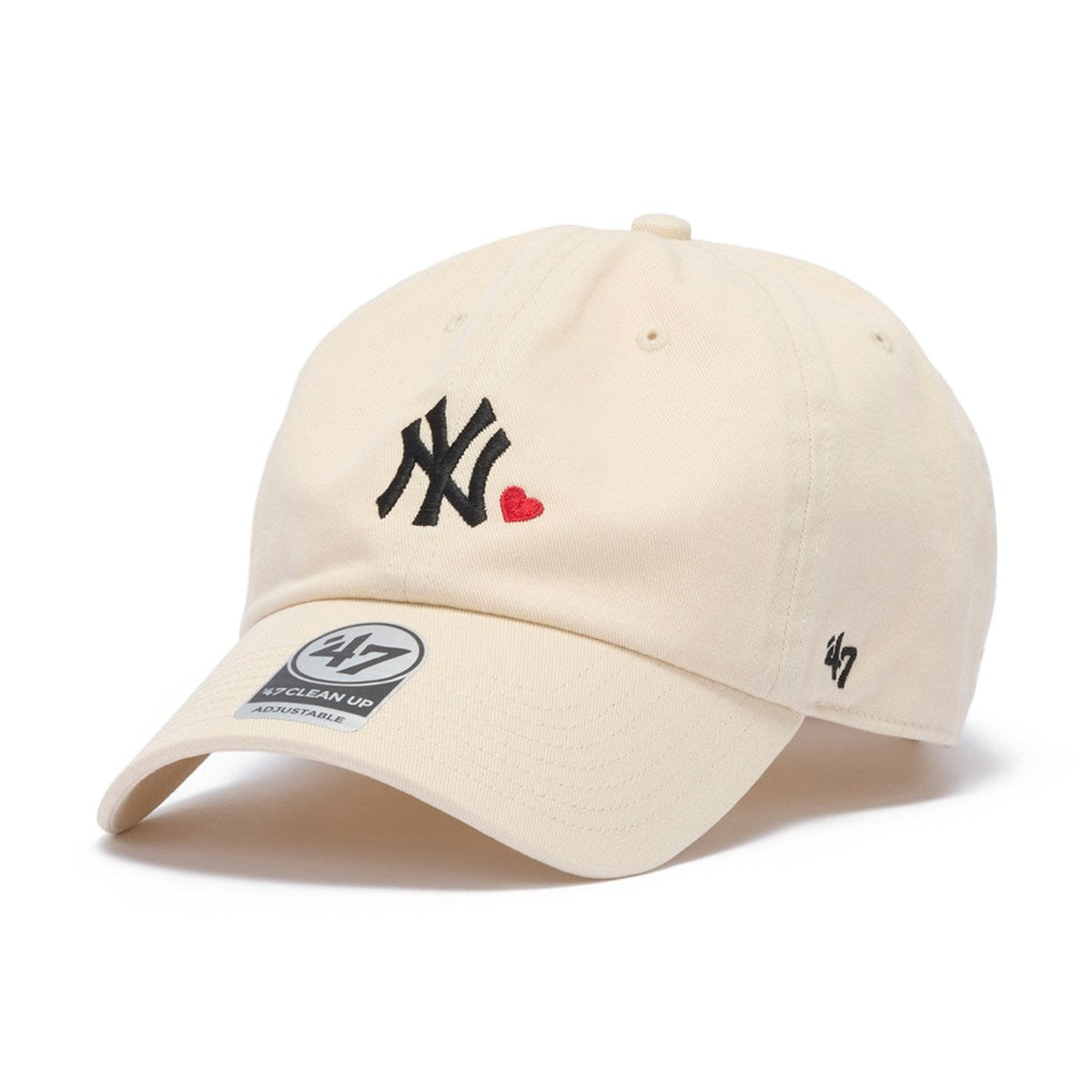 47 BRAND New York Yankees - CLEAN UP WITH HEART NATURAL 【47A