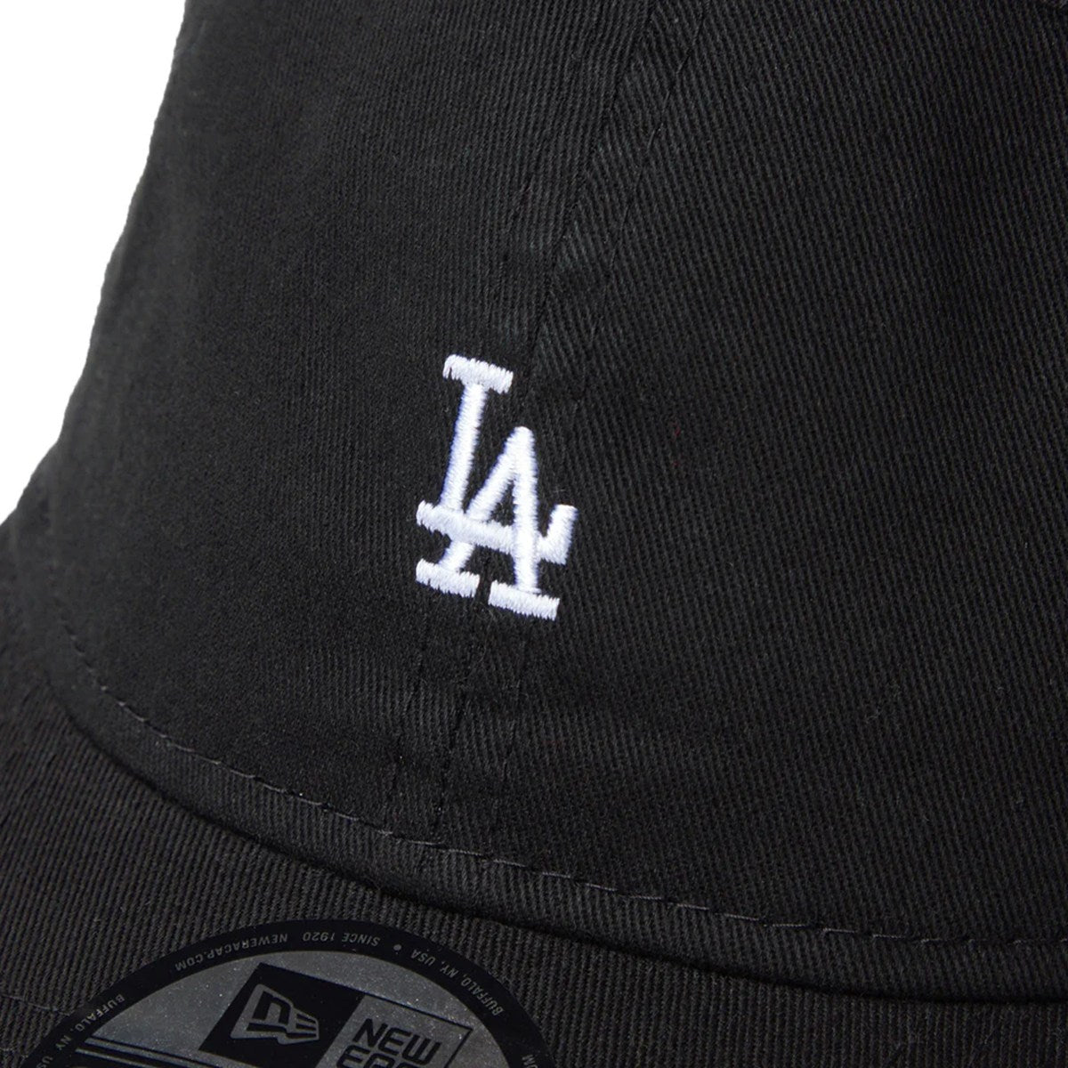 NEW ERA Los Angeles Dodgers - 9TWENTY WASHED COTTON Mini Logo BLACK/WHITE 【14942679】