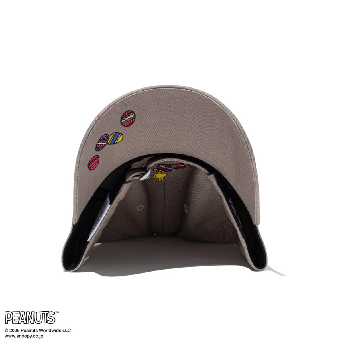NEW ERA PEANUTS - 9FORTY EASTER SNOOPY WOOD STOCK ASH BROWN【15087731】