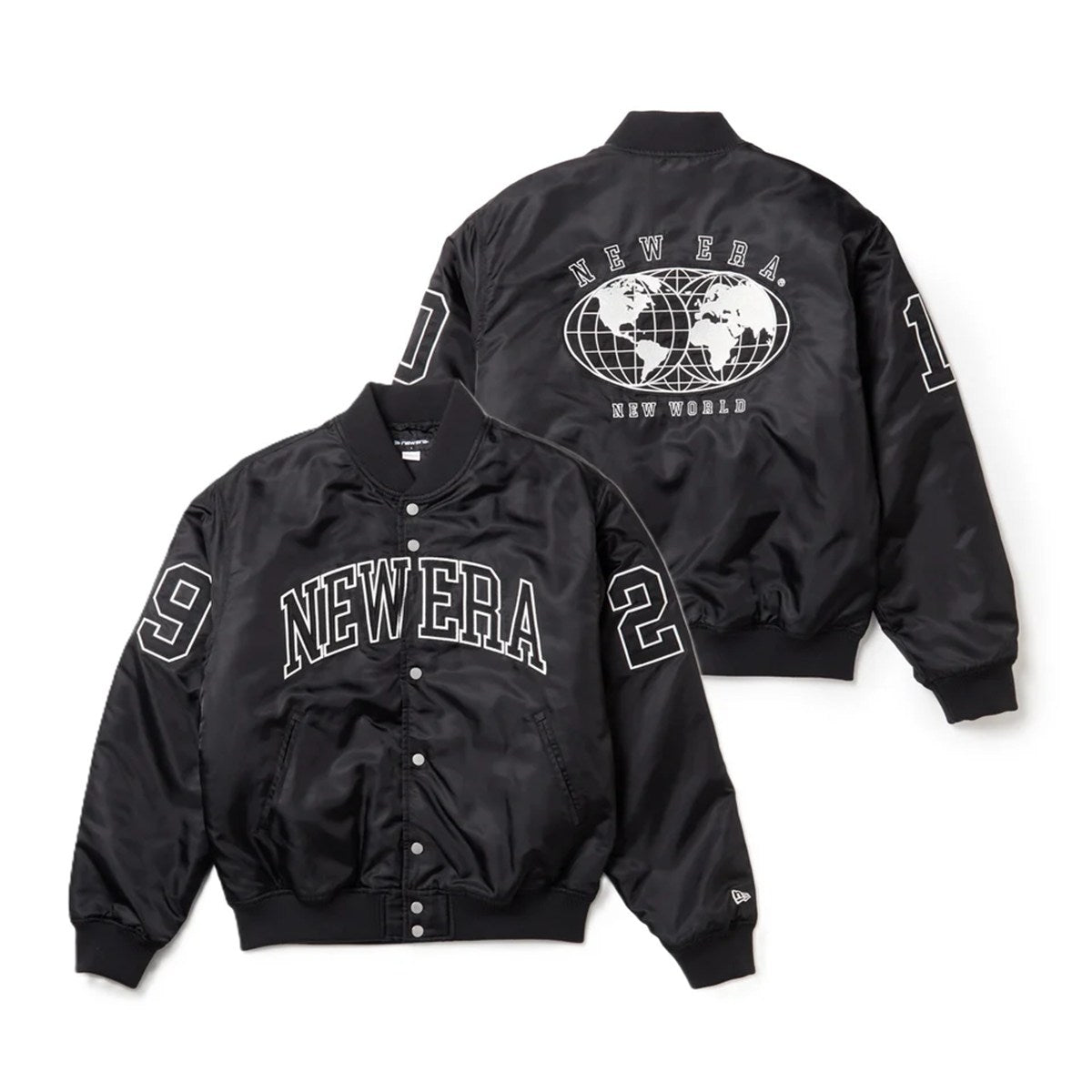 NEW ERA - NYLON VARSITY JACKET BLACK【15129327】 – HOMEGAME TOKYO
