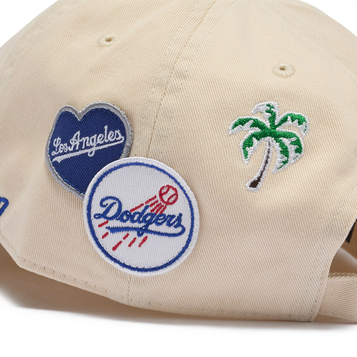 ’47 - Los Angeles Dodgers CLEAN UP BADGES NATURAL 【15173703 47A B-BDGES12GWS-NT】