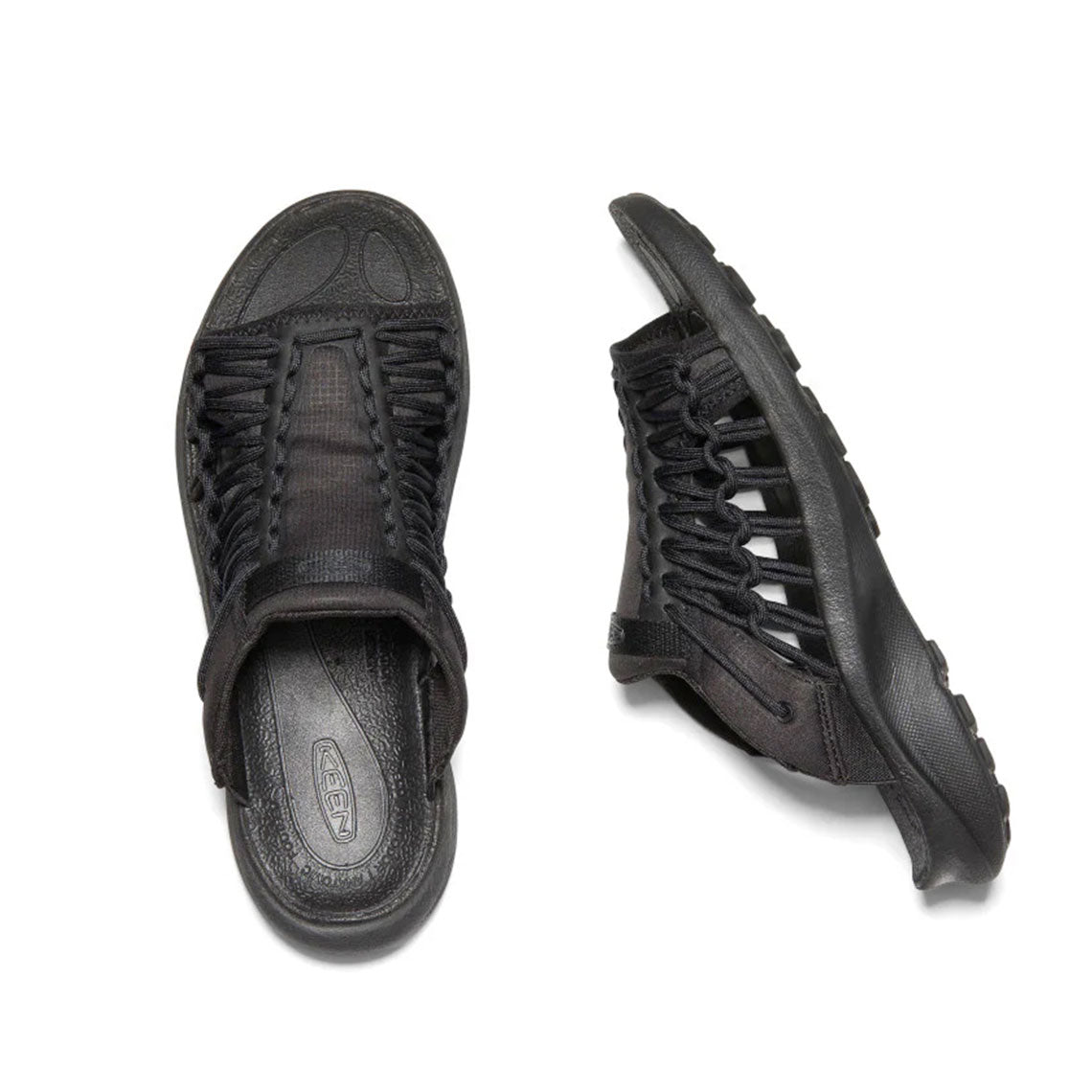 KEEN - WMNS UNEEK SNK SLIDE BLACK/BLACK 【1026077】