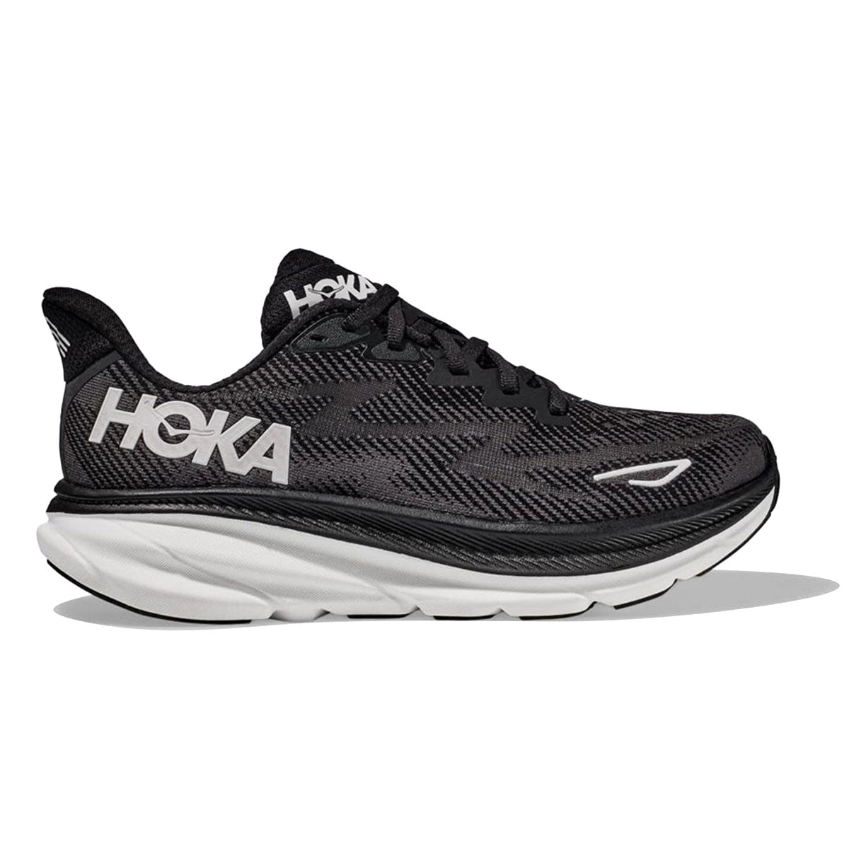 HOKA - CLIFTON 9 SHIFTING BLACK×WHITE 【1127895-BWHT】