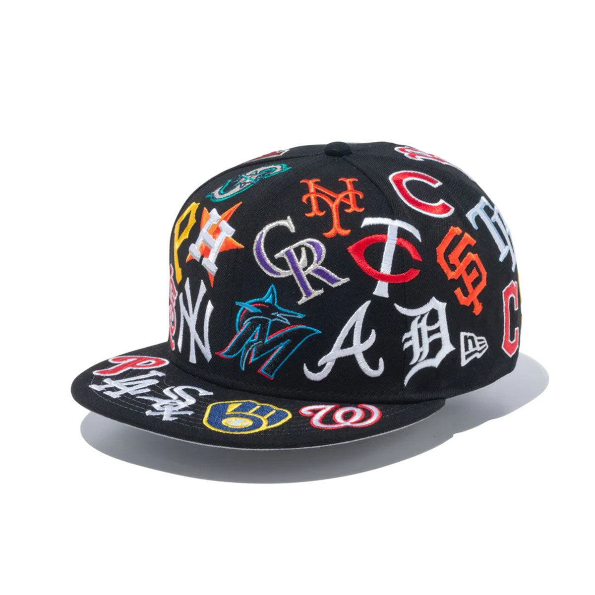 NEW ERA MLB - ALLOVER 9FIFTY BLACK【13751416】
