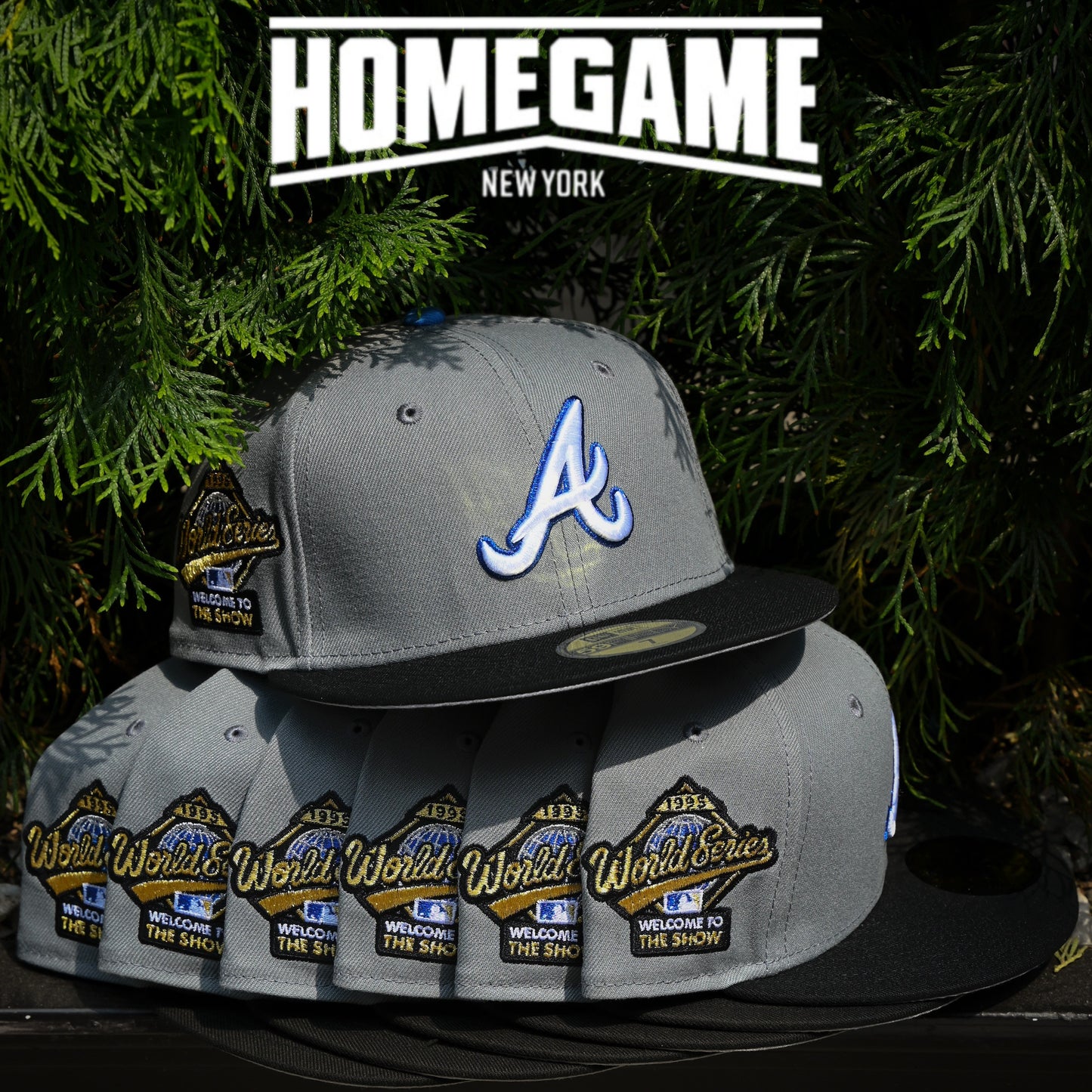 NEW ERA Atlanta Braves - 59Fifty 1995 World Series Gray/Black 【70936688】