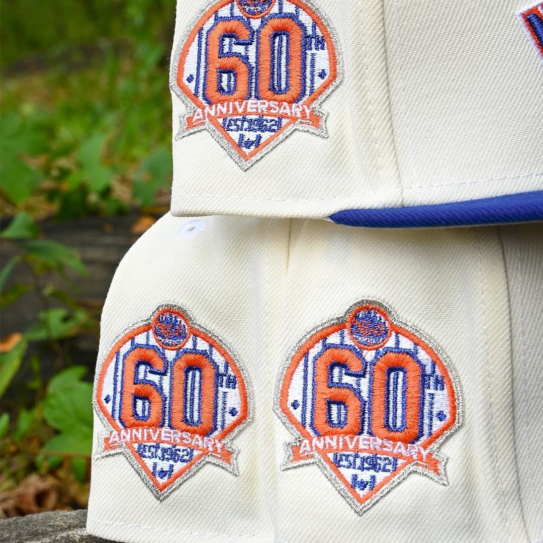 NEW ERA New York Mets - 59Fifty 60th Anniv. Chrome White/Blue