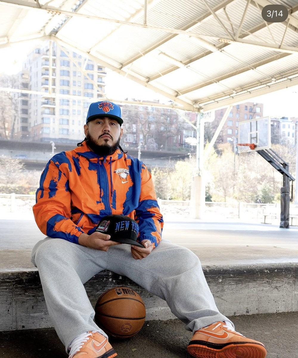 NEW ERA - New York Knicks 59Fifty Katakana Plain Jane Light Royal/Black