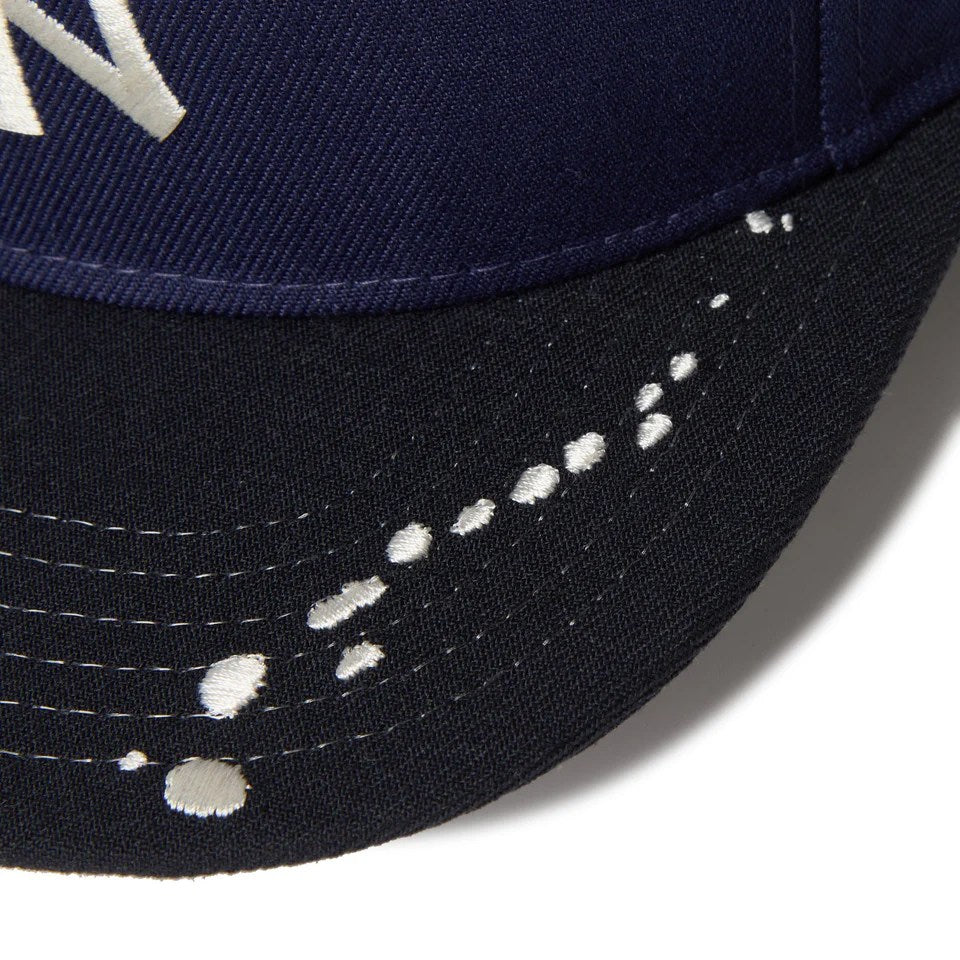 NEW ERA New York Yankees - 5-Panel Square Visor Dripping LIGHT NAVY/NAVY 【14668190】
