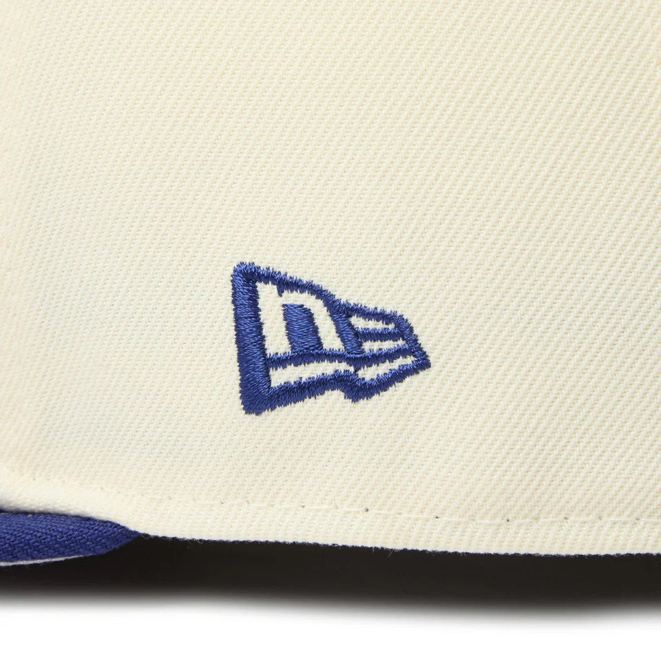 NEW ERA Los Angeles Dodgers - 5-PANELSquare Visor Dripping CHROME/DARK ROYAL 【14668191】