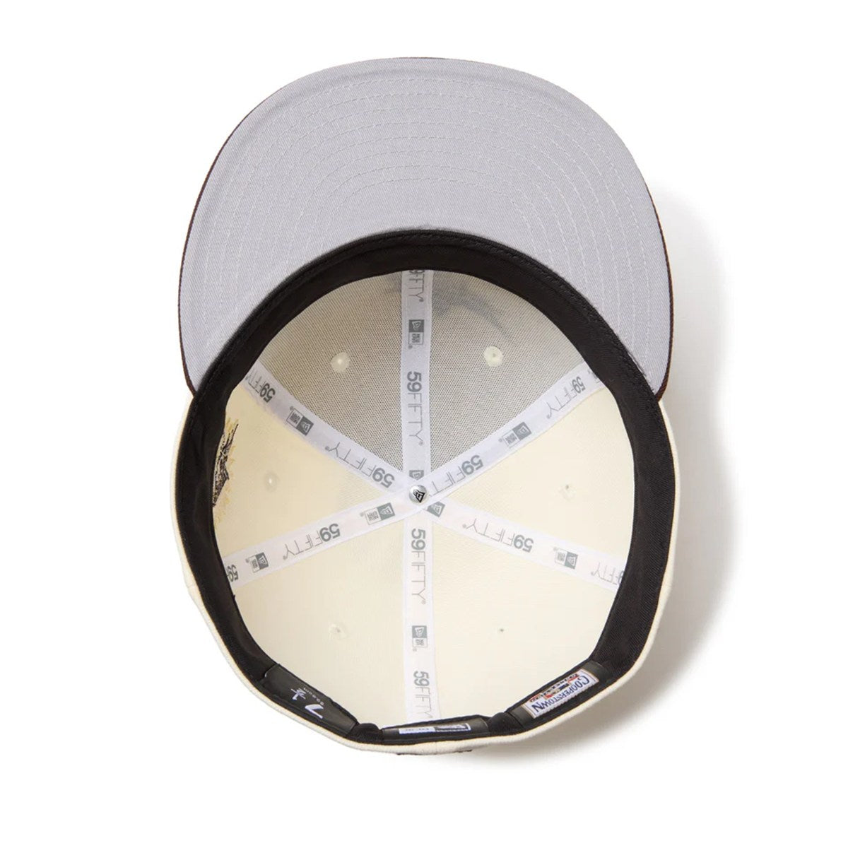 NEW ERA Florida Marlins - 59FIFTY COLD BREW Cooperstown IVORY/BURNTWOOD 【14668184】