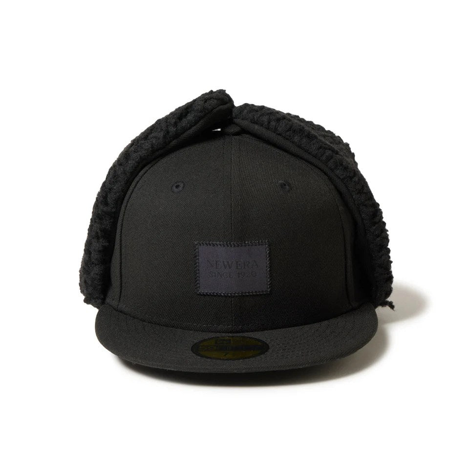 NEW ERA - 59FIFTY Dog Ear Black Woven Patch BLACK【14668179】