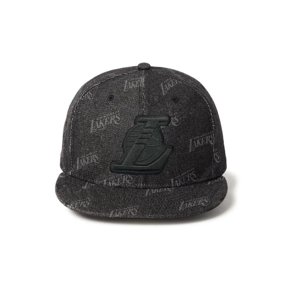 NEW ERA Los Angeles Lakers - 59FIFTY Laser Burn Out BLACK【14668165】