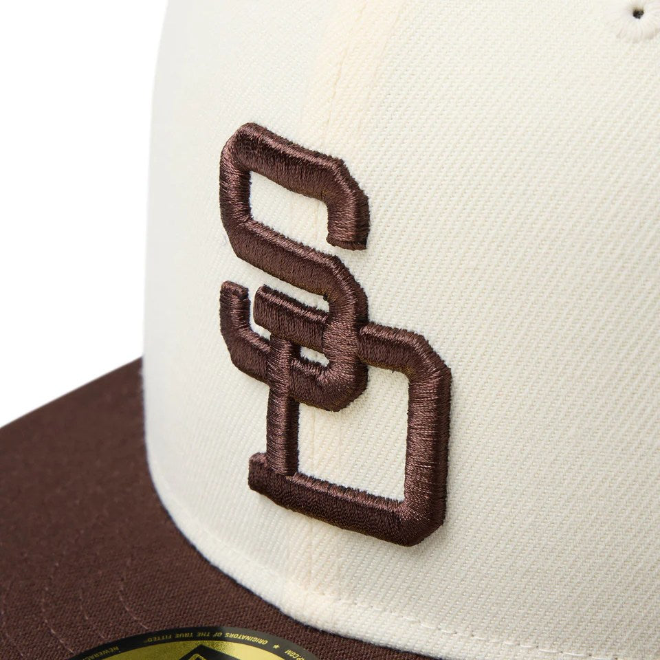 NEW ERA San Diego Padres - 59FIFTY MLB 2TONE COOPERSTOWN WINE CORK/BURNTWOOD【14668158】