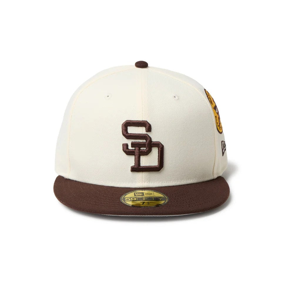 NEW ERA San Diego Padres - 59FIFTY MLB 2TONE COOPERSTOWN WINE CORK/BURNTWOOD【14668158】