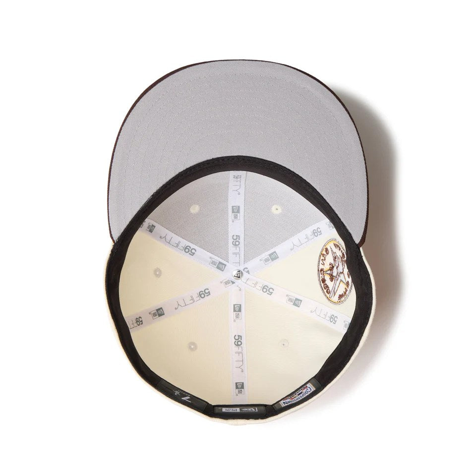 NEW ERA San Diego Padres - 59FIFTY MLB 2TONE COOPERSTOWN WINE CORK/BURNTWOOD【14668158】