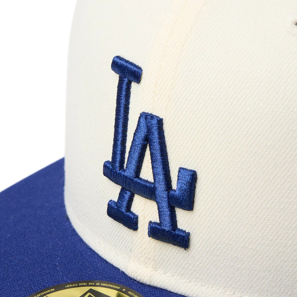 NEW ERA Los Angeles Dodgers - 59FIFTY MLB 2TONE WINE CORK/DARK ROYAL【14668160】