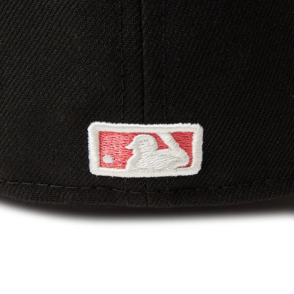 NEW ERA New York Yankees - 59FIFTY MLB Piping 2Tone BLACK/CORAL【14668148】