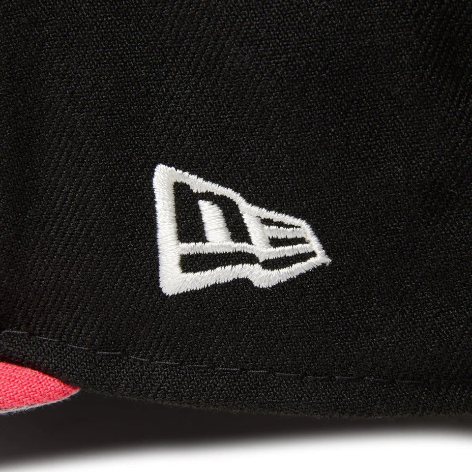 NEW ERA New York Yankees - 59FIFTY MLB Piping 2Tone BLACK/CORAL【14668148】