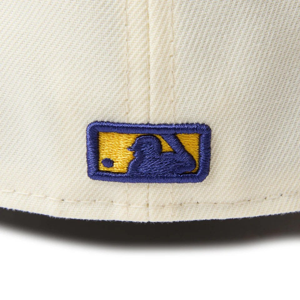 NEW ERA Los Angeles Dodgers - 59FIFTY MLB Piping 2Tone CHROME/A GOLD 【14668149】