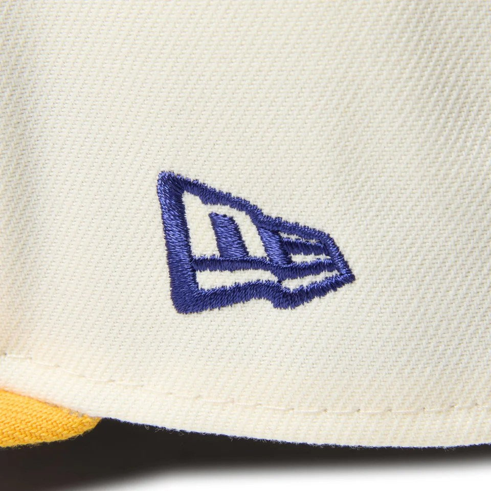 NEW ERA Los Angeles Dodgers - 59FIFTY MLB Piping 2Tone CHROME/A GOLD 【14668149】