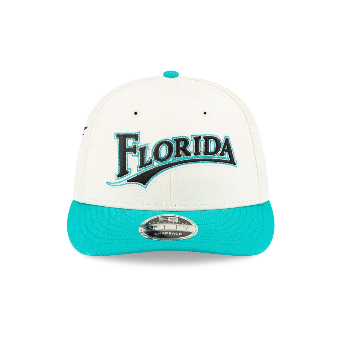 NEW ERA × FELT Florida Marlins - 9FIFTY LP SNAPBACK VINTAGE WHITE