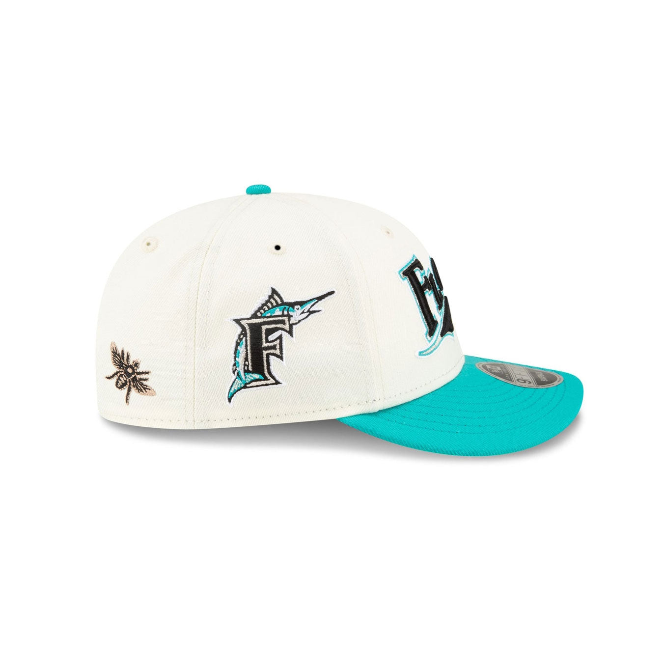 NEW ERA × FELT Florida Marlins - 9FIFTY LP SNAPBACK VINTAGE WHITE